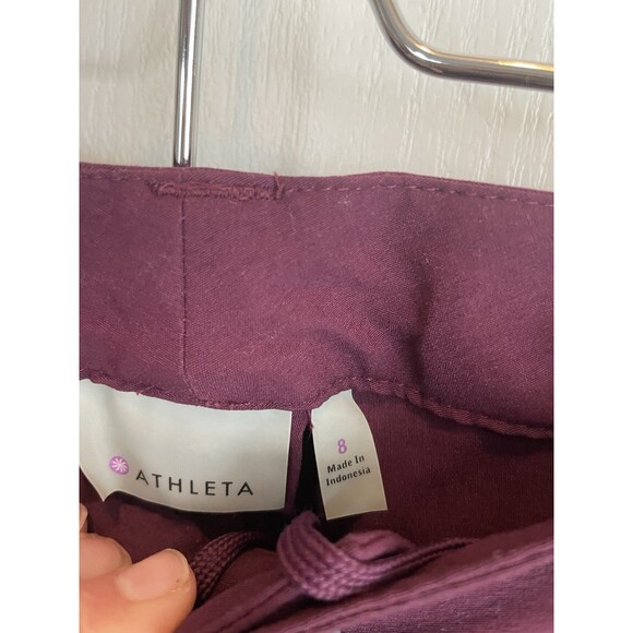 Athleta Womens Dipper Low Rise Outdoor Hiking Cargo Pants Plum Size 8 Trail NWT - Picture 6 of 6